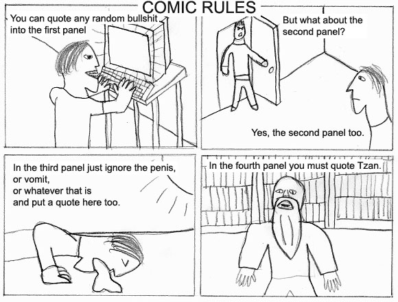 The comic rules by Tzan