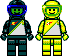 Kraan and Johari SpaceHeroes