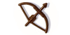 a bow and arrow