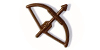 a bow and arrow