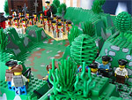 Colonial guerillas prepare to disrupt the well-ordered British ranks.